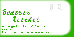 beatrix reichel business card